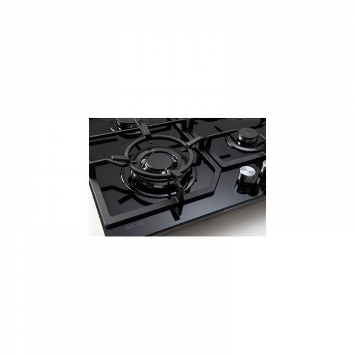 ECT600GBK – 60cm Gas on Glass Cooktop