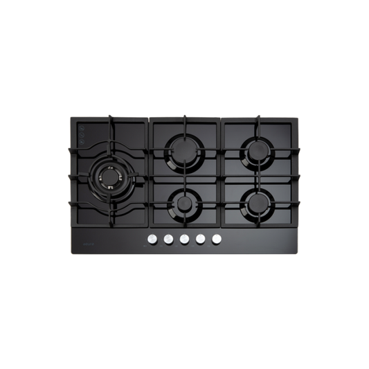 ECT900GBK – 90cm Gas on Glass Cooktop