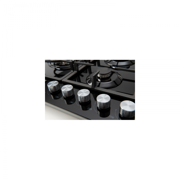ECT900GBK – 90cm Gas on Glass Cooktop