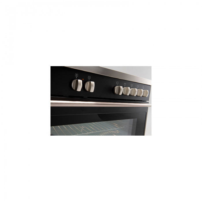 EUROTAG 90cm Black Dual Fuel Freestanding Oven-EFS900DBL