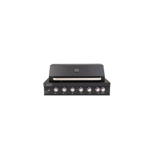 EUROTAG 6-Burner Built In BBQ with Black Hood