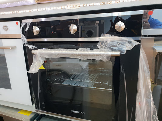 EuroTag 60cm/600mm Electric Wall 5 Function Oven-Fan-Forced Grill S/S MODEL :E562505-H1H1K