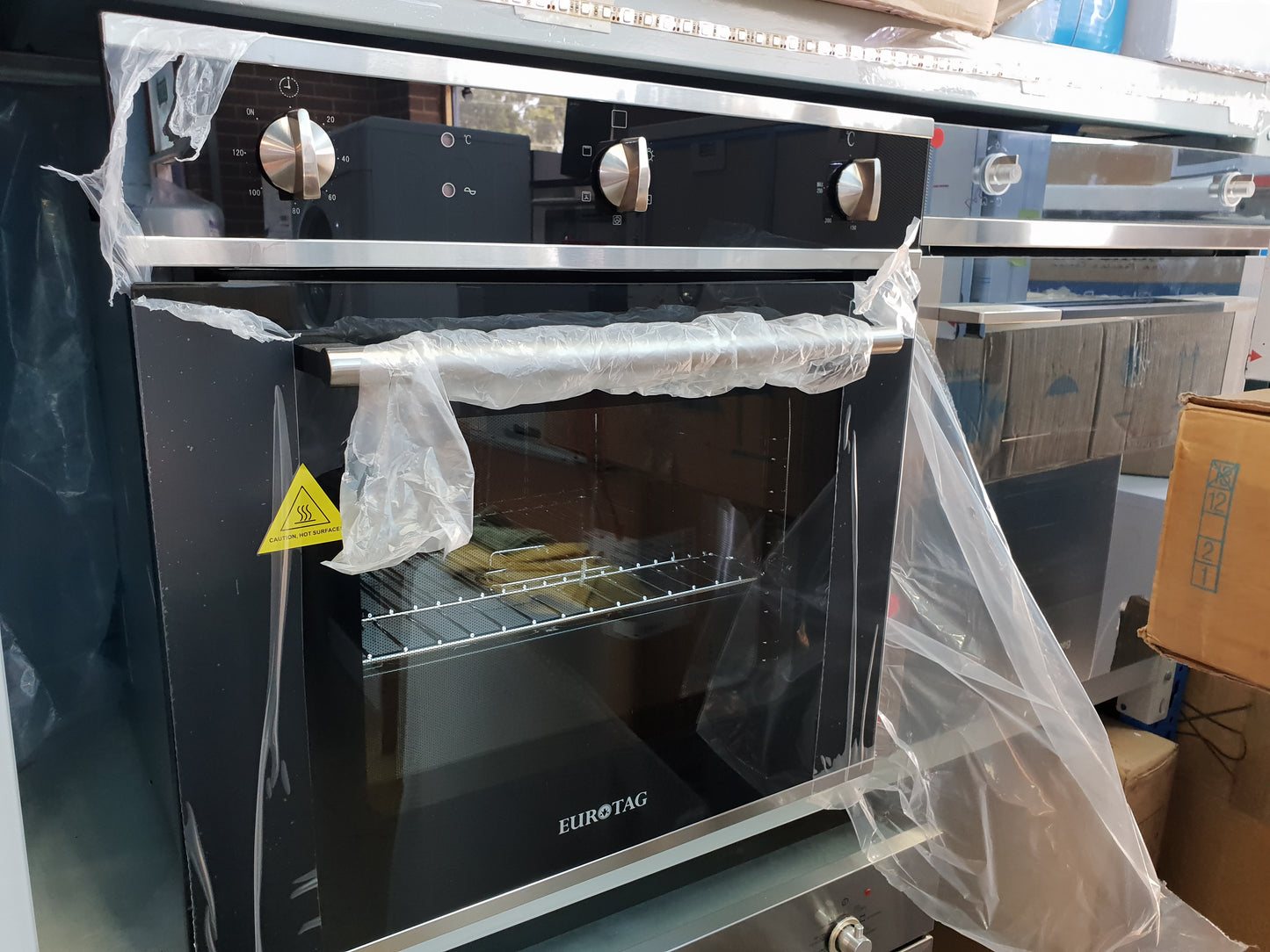 EuroTag 60cm/600mm Electric Wall 5 Function Oven-Fan-Forced Grill S/S MODEL :E562505-H1H1K