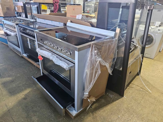 Euromaid 90cm Freestanding Electric Cooker – Stainless Steel model FC9PS