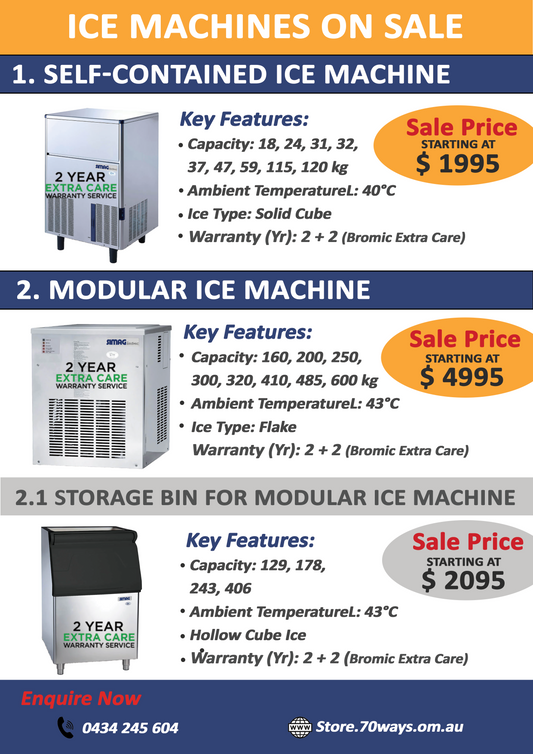 Ice Machines and Storage Bins On Sale