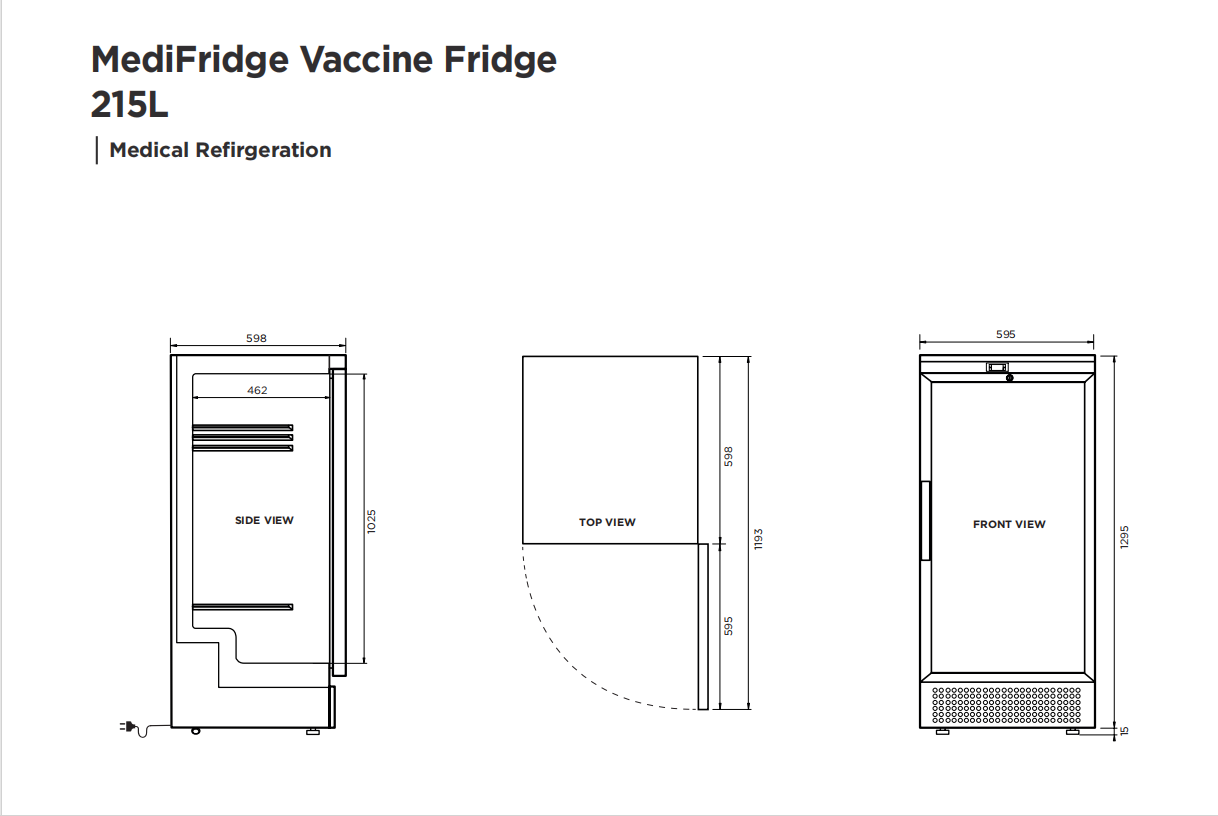 MediFridge Vaccine Fridge (215L)