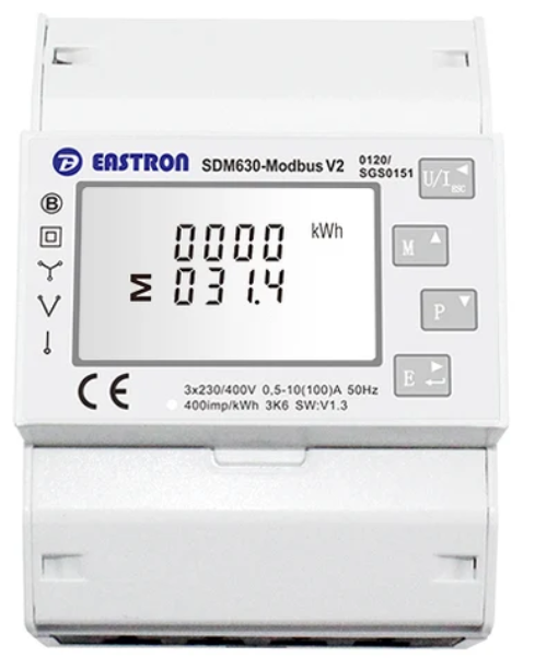 Eastron | Three phase energy meter for Autel MaxiCharger AC | SDM630-Modbus