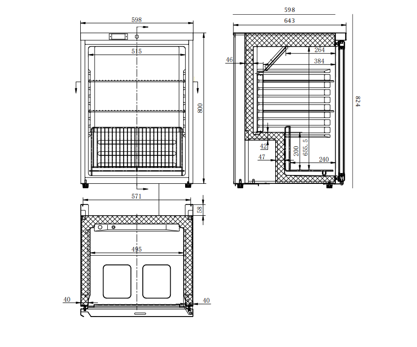 MediFridge Vaccine Fridge 145L – Medical Refrigeration