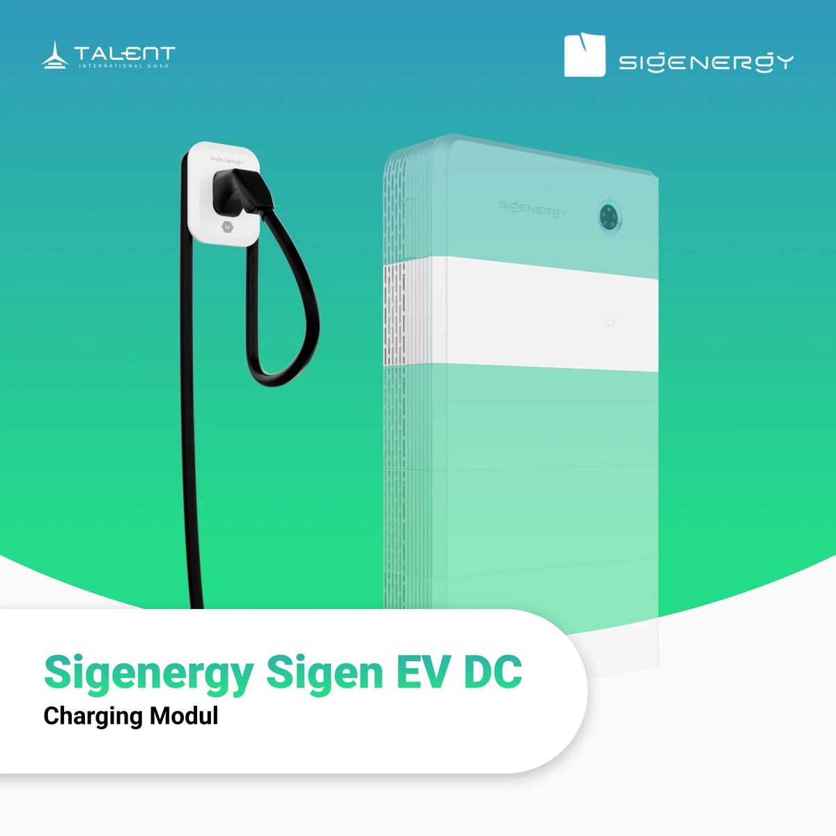 Sigenergy SigenStor 25 kW EV DC Charging Module With 7.5 Metre Cable (SigenStor EVDC 25 7.5S2)