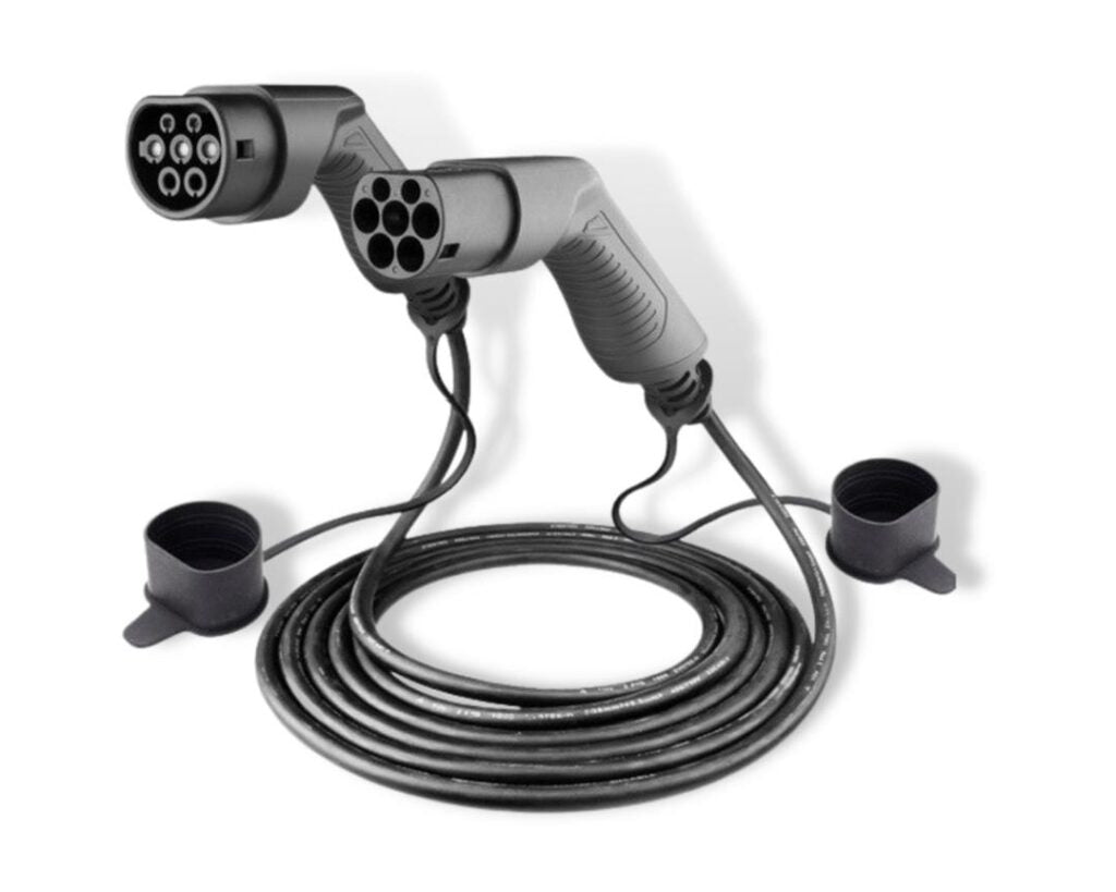 EV Charging Cable Type 2 to Type 2, 5m 22kW 32A Three Phase (EVU02)