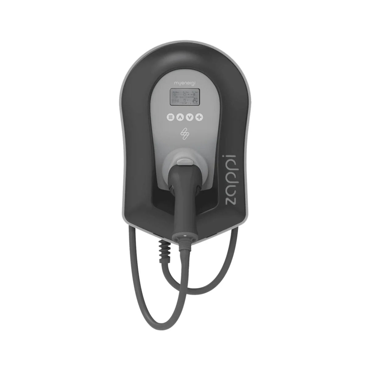 Zappi V2.1 Multiphase 7/22kW Tethered 6.5M-Cable BLACK with inbuilt WiFi/Ethernet w/3 CTs (ZAPPI-2H22TB-T)