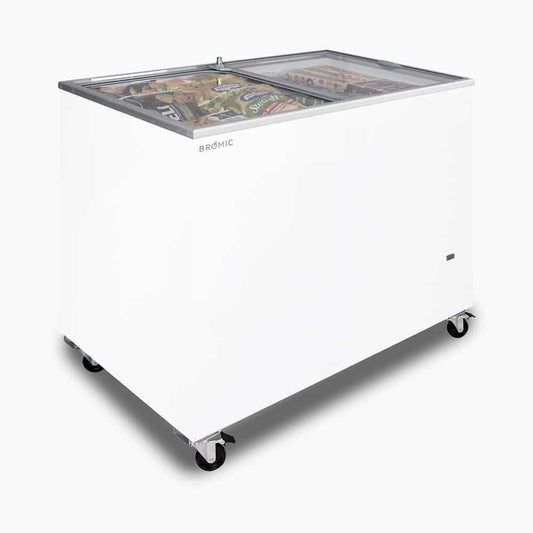 Display Chest Freezer – 296L – Flat Glass Top