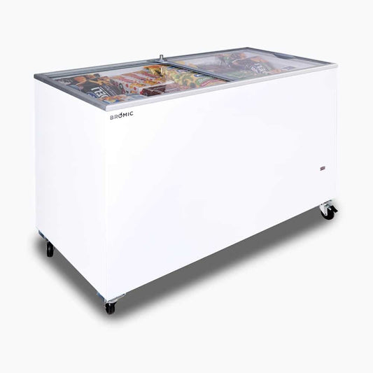 Display Chest Freezer – 401L – Flat Glass Top