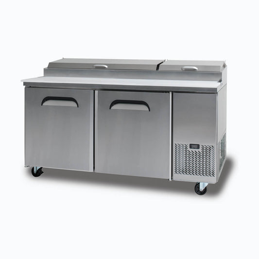 Pizza Prep Fridge – 2 Doors – 1702mm – 9 Pans