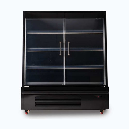 Semi Vertical Display Fridge – 1250mm – 2 Doors – Hinged