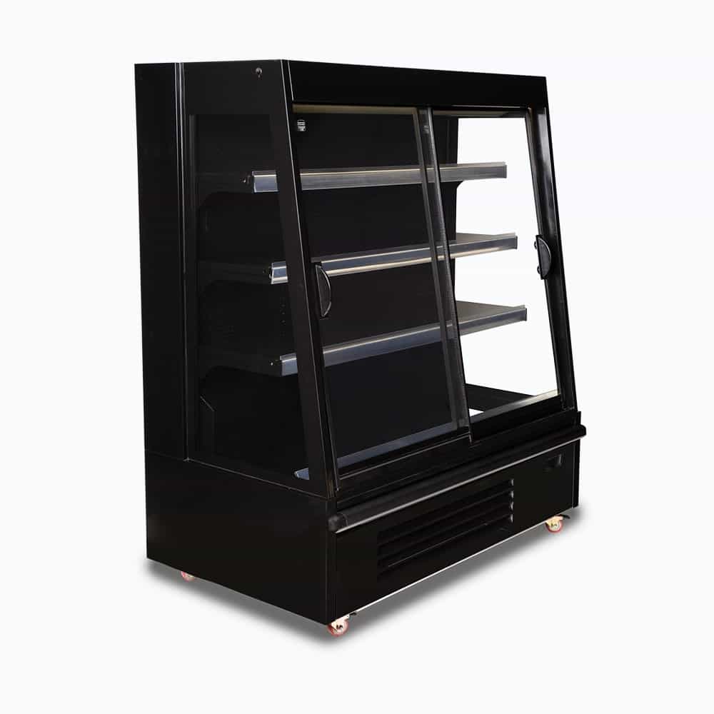 Semi Vertical Display Fridge - 1250mm - 2 Doors - Sliding (SVM1250SD-NR)