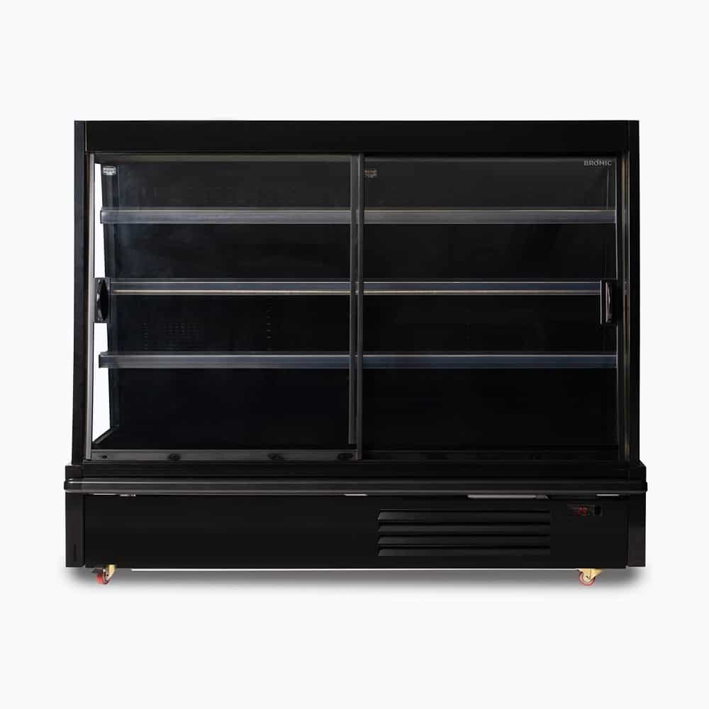 Semi Vertical Display Fridge - 1875mm - 2 Doors - Sliding (SVM1875SD-NR)