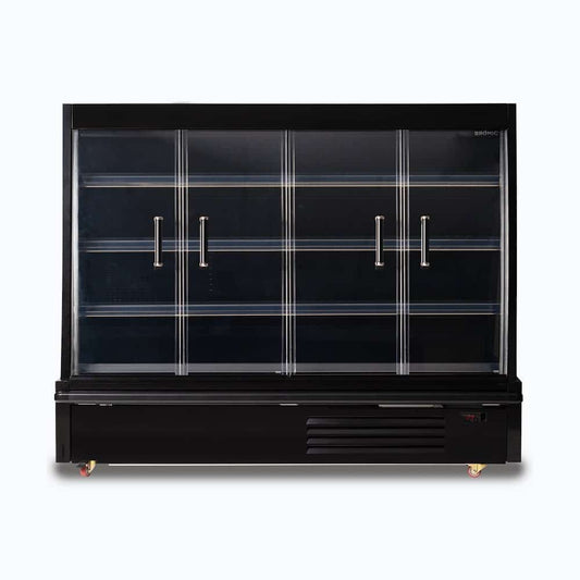 Semi Vertical Display Fridge – 1875mm – 4 Doors – Hinged