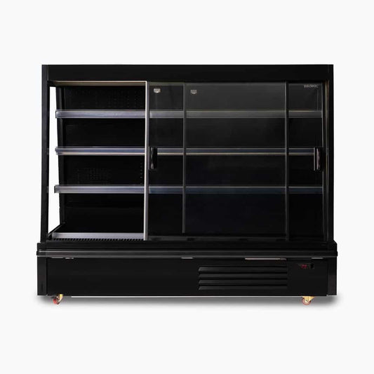 Semi Vertical Display Fridge - 1875mm - 2 Doors - Sliding (SVM1875SD-NR)