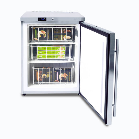 Under Bench Freezer – 115L – 1 Door – Stainless Steel
