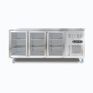 Under Bench Display Fridge – 417L – 3 Doors – Glass (UBC1795GD-NR)
