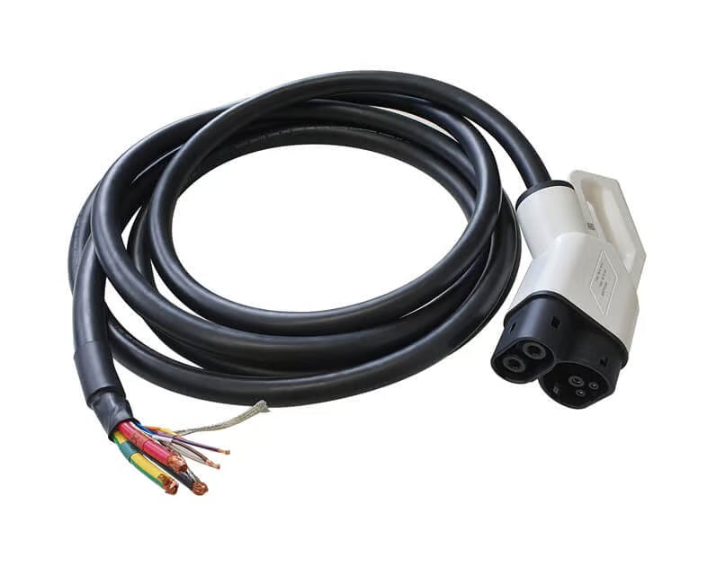 80 Amp CCS Type 2 Combined Charging System Plug w/ 6m Cable
