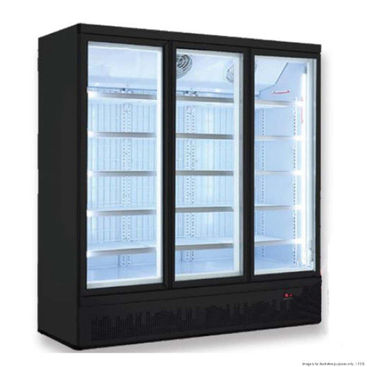 High-Capacity Triple Door Supermarket Fridge – 1664L Storage