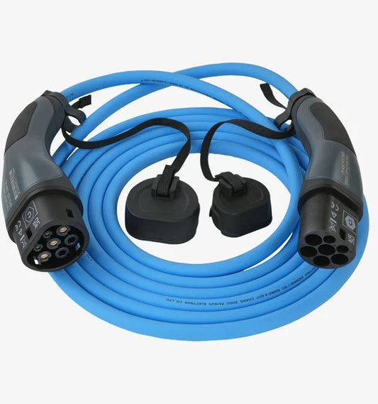 Type 2 to Type 2 EV Charging Cable | 7 Metre | 7kW