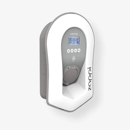 Zappi V2.1 Multiphase 7/22kW Untethered WHITE with inbuilt WiFi/Ethernet w/3 CTs