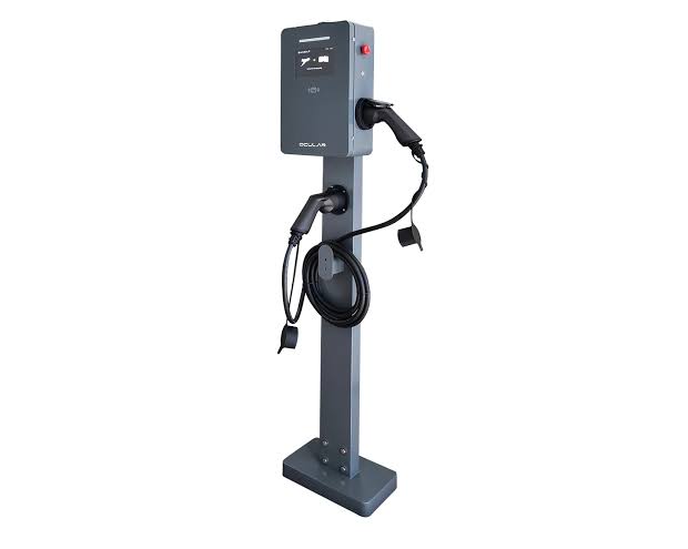 "Ocular IQ EV Station Stand | Powder Coated Steel "