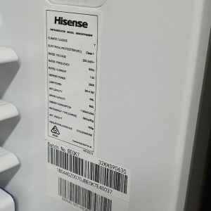 HiSense 509L French Door Fridge – HR6CDFF509SW FACTORY SECOND
