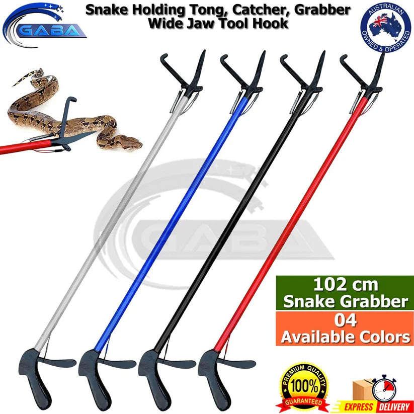 40-Inch Professional Snake Catcher | Heavy-Duty Grabber with Non-Slip Grip
