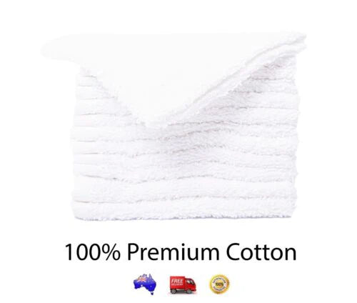FACE WASHER HOTEL QUALITY 33X 33 CM 100% Cotton Towels