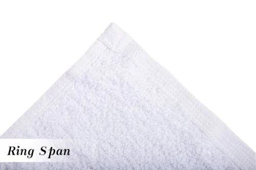 WHITE TOWELS 100% COTTON MULTIPURPOSE CLEANING FOR COMMERCIAL 33X 33CM