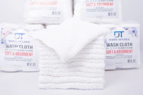 WHITE TOWELS 100% COTTON MULTIPURPOSE CLEANING FOR COMMERCIAL 33X 33CM