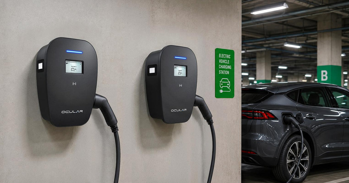 Ocular IQ Wallbox V3 Smart EV Charger | OCPP 1.6J / 2.0.1