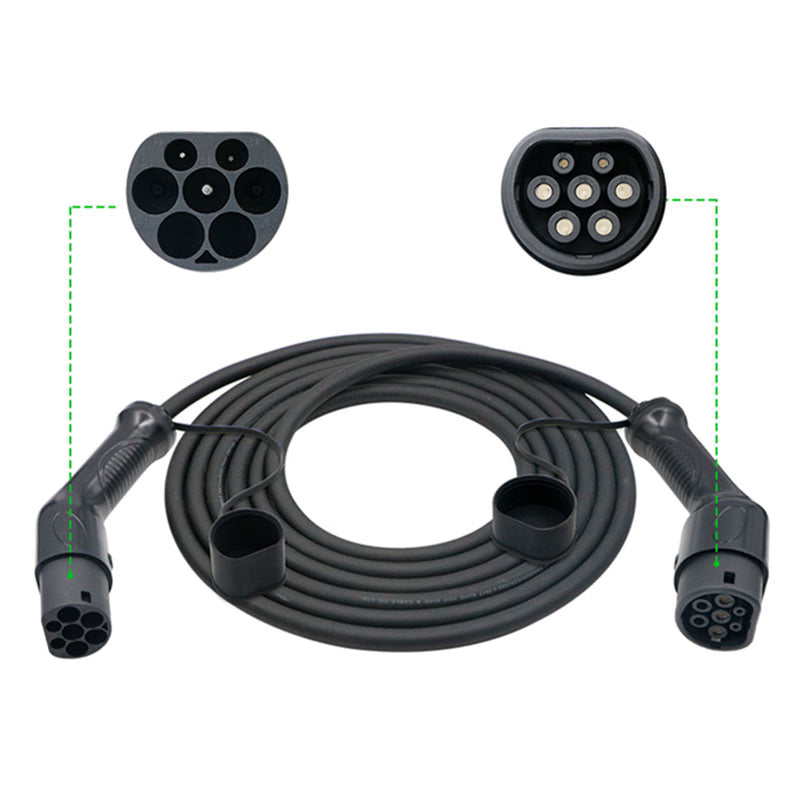 Type 2 to Type 2 EV Charging Cable | 7 Metre | 22kW